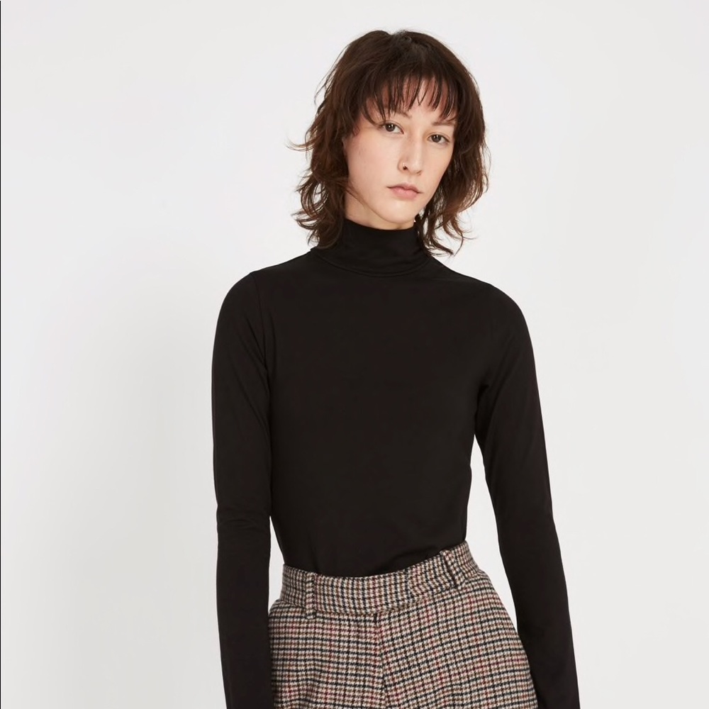 Cotton mockneck